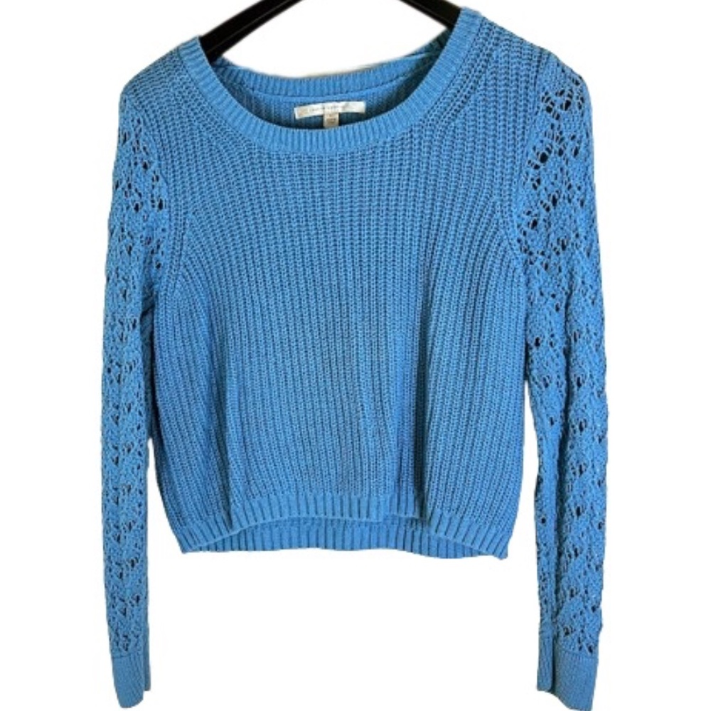 Lauren Conrad Loose Weave Cropped Sweater Size L